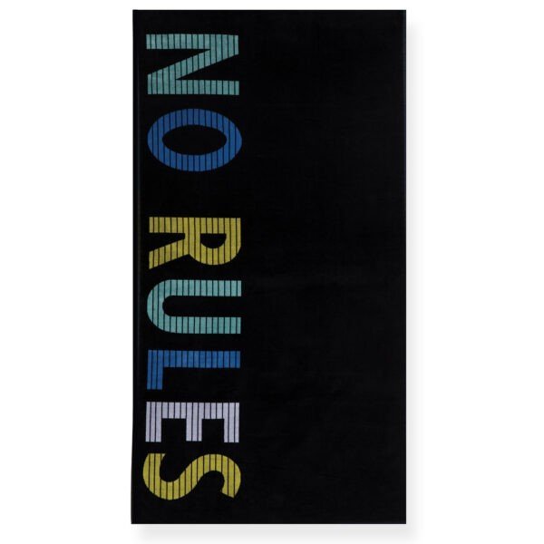 Πετσέτα Θαλάσσης 80x160 Nef Nef No Rules Black