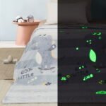 Κουβέρτα Ημίδιπλη Φωσφοριζέ 160×220 Adam Home Dino 101