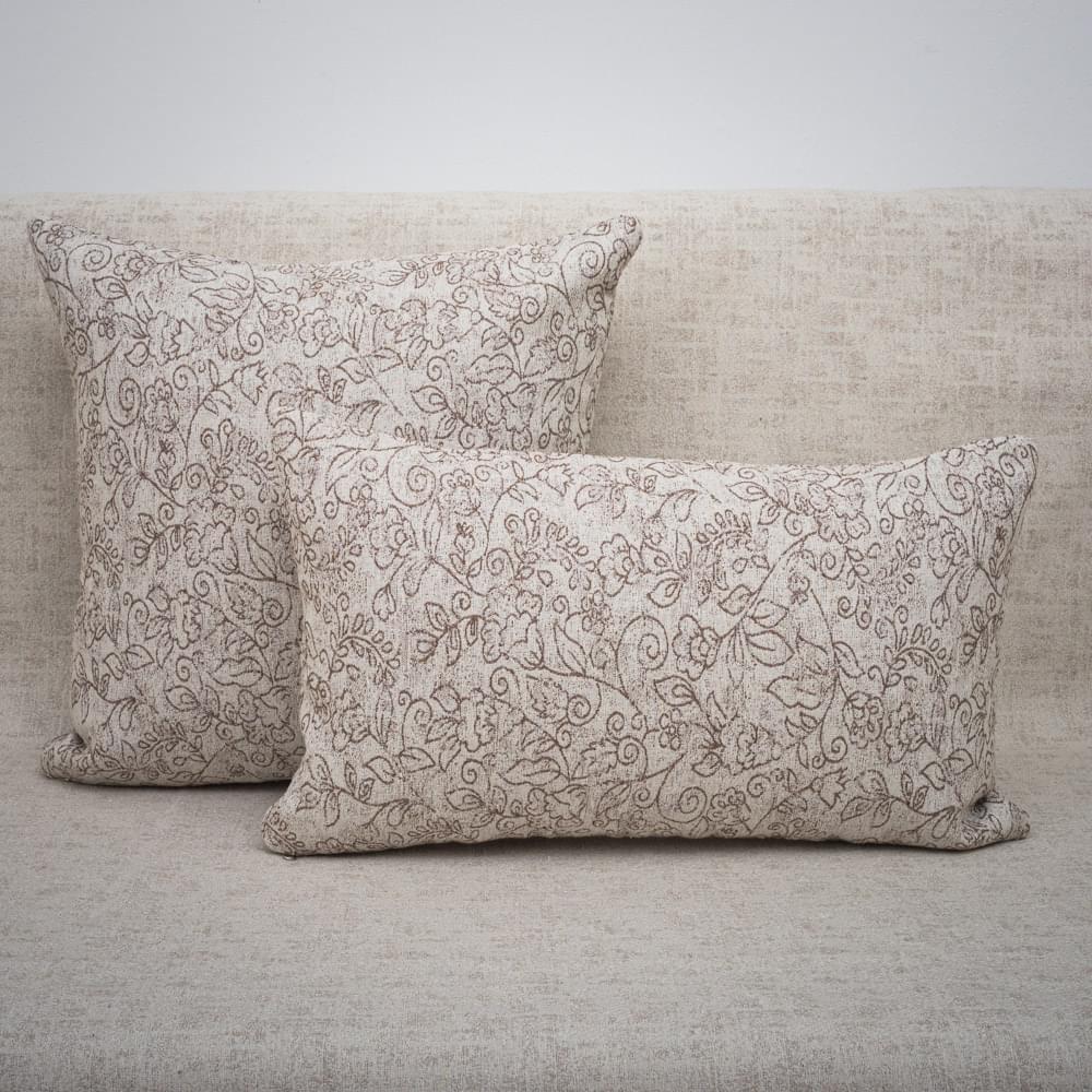 Kelly-Cappuccino-45Χ45-_-30Χ50 Διακοσμητική Μαξιλαροθήκη 30X50 Gaitano Kelly Cappuccino - Image 1