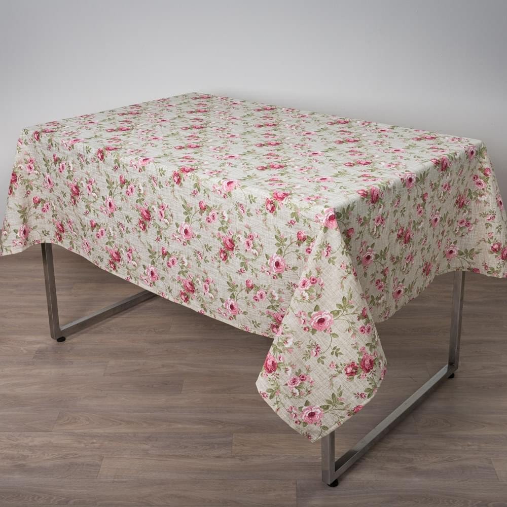 Rosa-140X140-140X180-140X220 Τραπεζομάντηλο 140Χ180 Cotone Rosa - Image 1