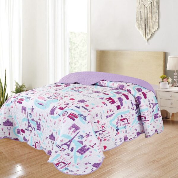 Κουβερλί 2 Όψεων Μονό 160×220 Adam Home 2050