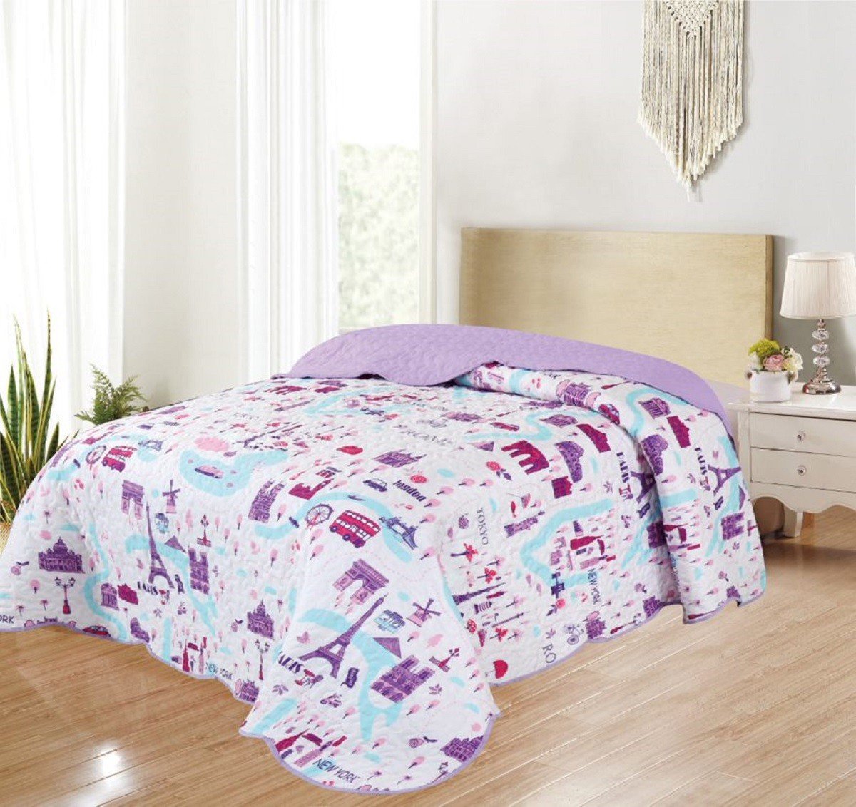 2050 Κουβερλί 2 Όψεων Μονό 160×220 Adam Home 2050 - Image 1