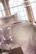 Σετ Σεντόνια Φανελένια Μονά 170×265 Guy Laroche Joel Aubergine - Image 2