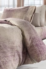 Σετ Σεντόνια Φανελένια Μονά 170×265 Guy Laroche Joel Aubergine - Image 3