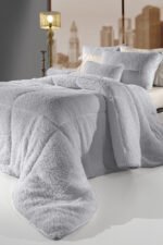 Κουβερτοπάπλωμα Υπέρδιπλο 220×240 Guy Laroche Mouton Silver