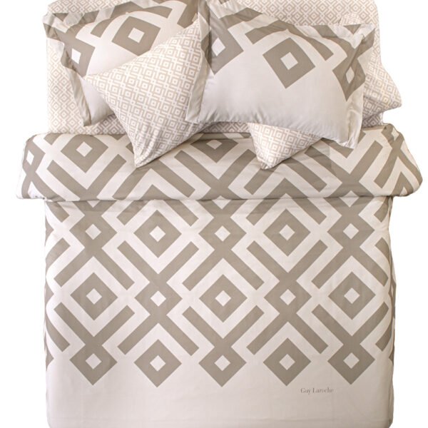 Παπλωματοθήκη Υπέρδιπλη 225×245 Guy Laroche Suede Elements Natural