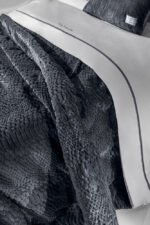 Γούνινη Κουβέρτα UltraSoft 220x240 & Μαξιλαροθήκη 48×48+3 Guy Laroche Crusty Carbon - Image 4