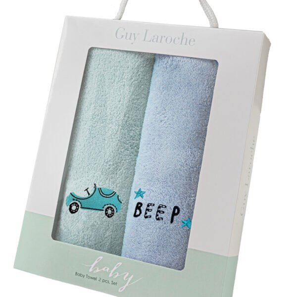 Σετ Πετσέτες 2 τεμαχίων 35x50 Guy Laroche Baby Towels Boy Set3