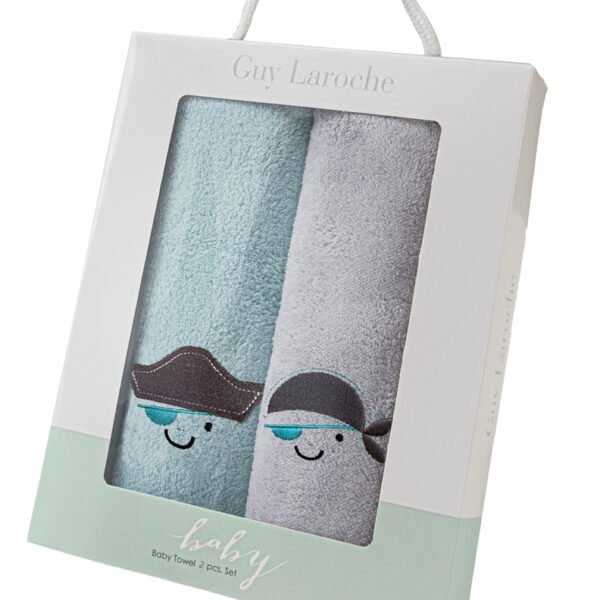 Σετ Πετσέτες 2 τεμαχίων 35x50 Guy Laroche Baby Towels Boy Set4