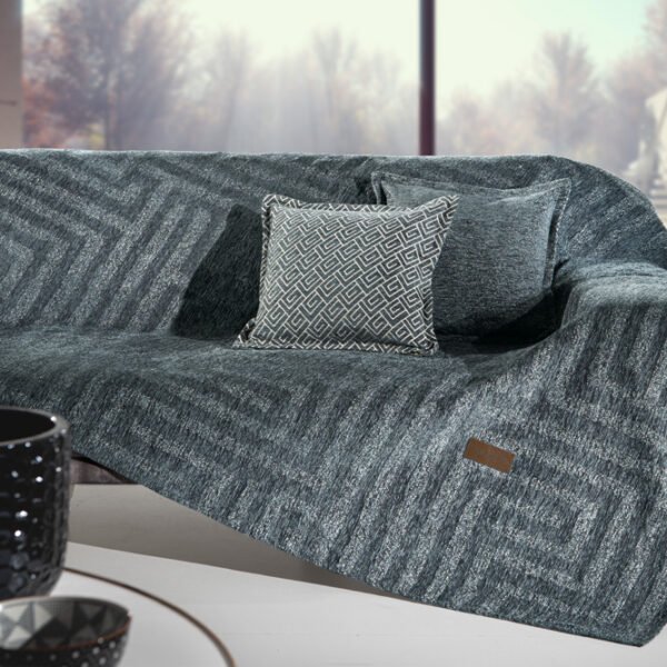 Ριχτάρι Πολυθρόνας 180×150 Guy Laroche Aberon Petrol