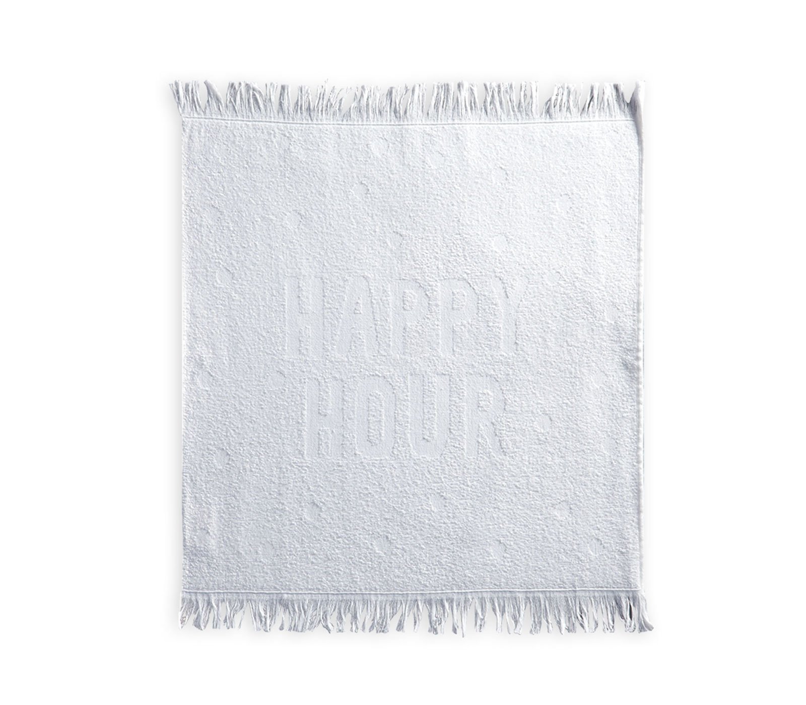 5205495530413 Πετσέτα Κουζίνας Φροτέ 50×50 Nef Nef Happy Hour Off White - Image 1