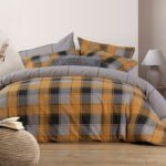 Σετ Σεντόνια King Size 270×270 Nef Nef Julius Yellow-Grey