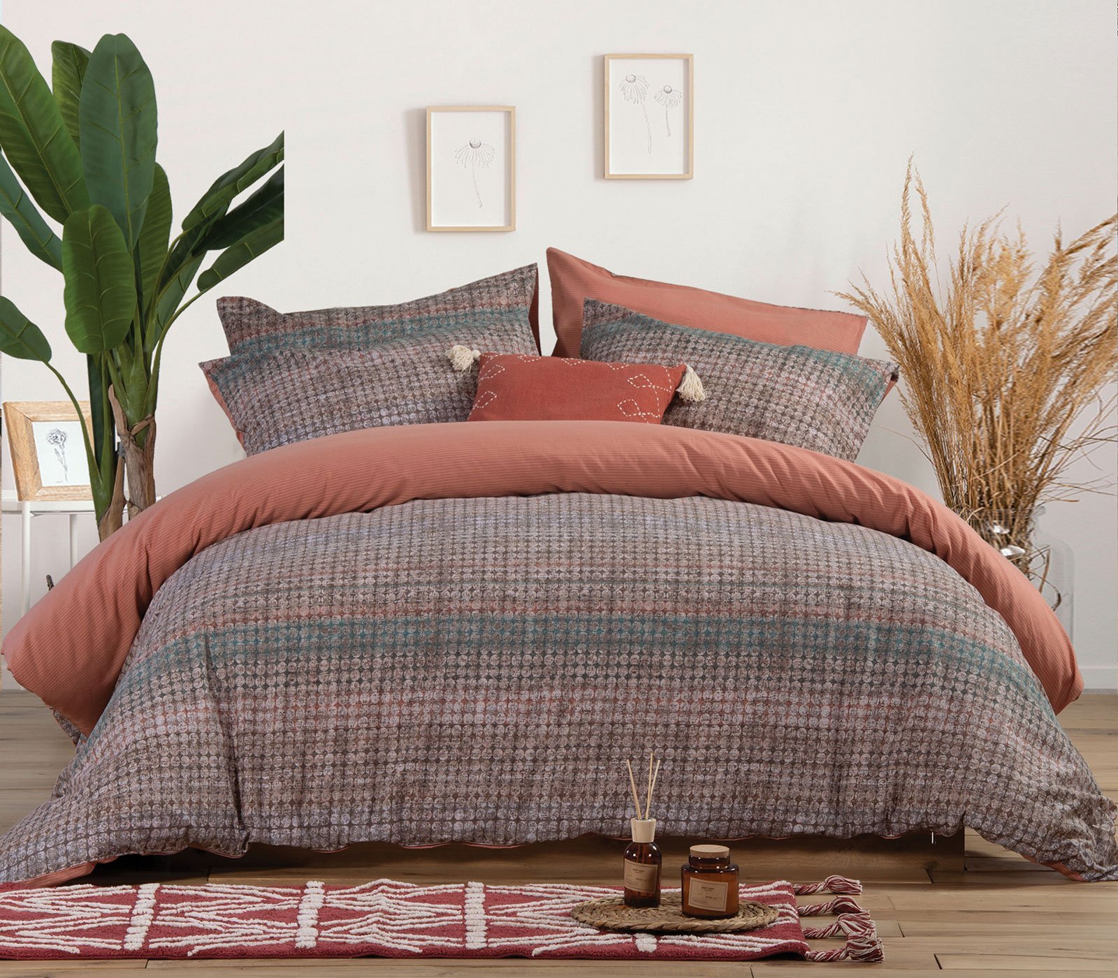 5205495531472 Σετ Σεντόνια Μονά 170×270 Nef Nef Reflex Terra - Image 1