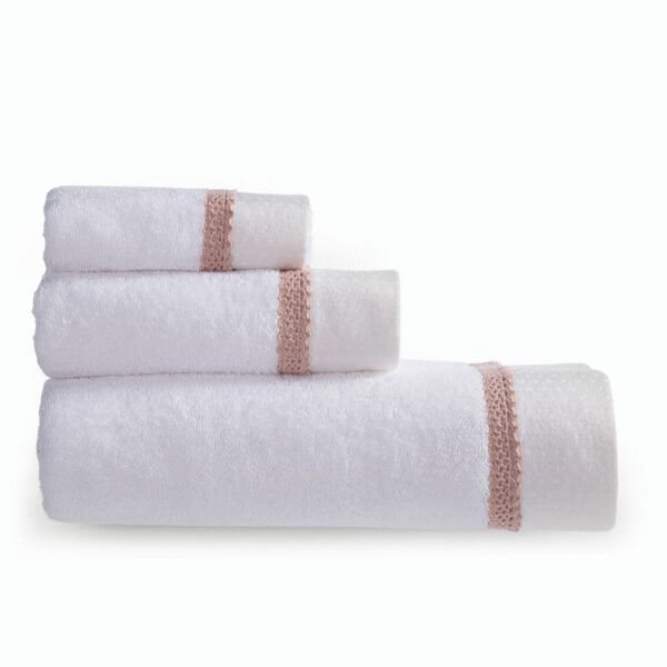 Σετ Πετσέτες 3 Τεμαχίων Nef Nef Emersyn White