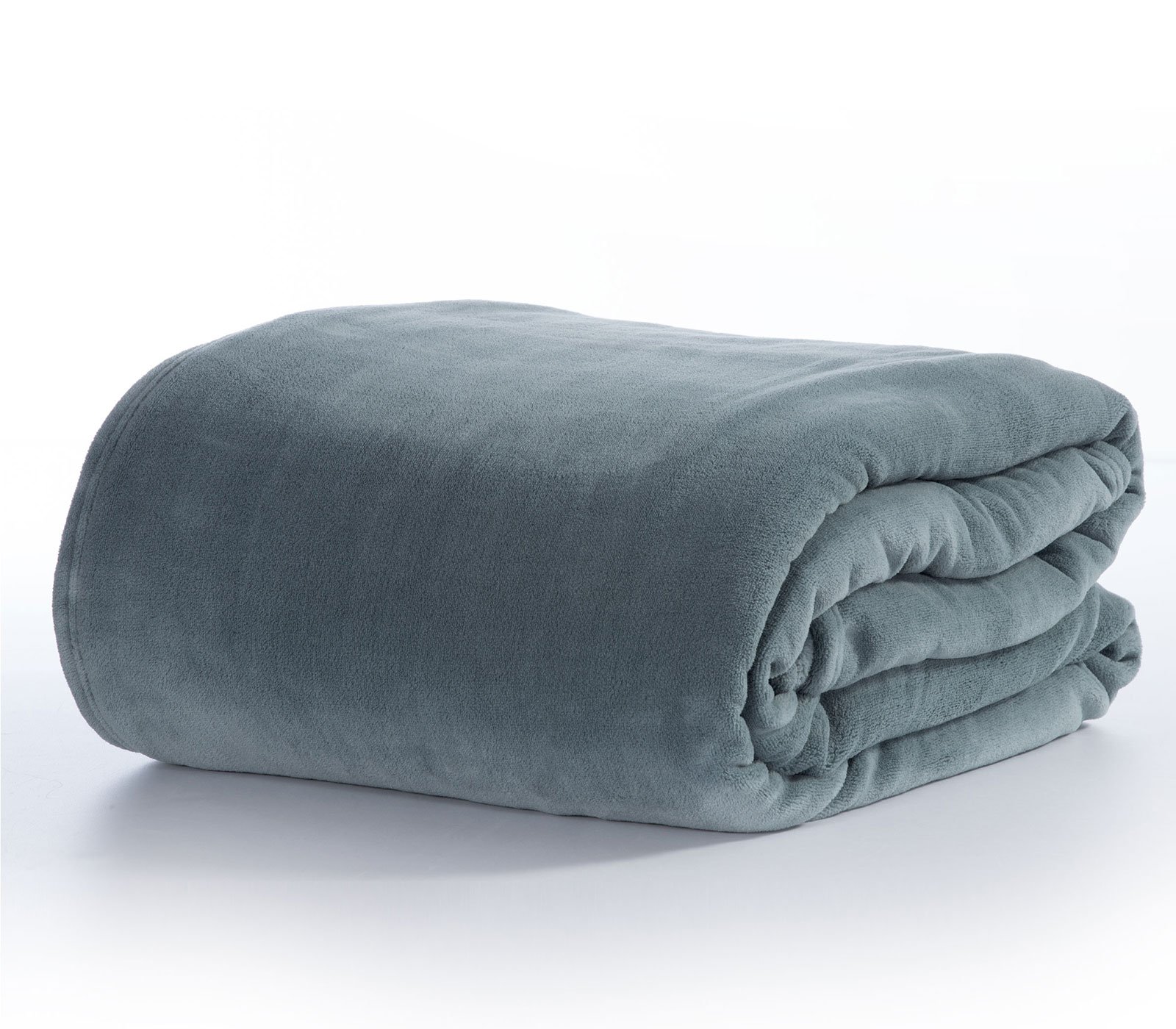5205495533421 Κουβέρτα Fleece Υπέρδιπλη 220×240 Nef Nef Cosy Dusty Blue - Image 1