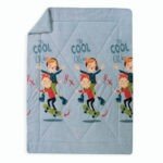 Κουβερτοπάπλωμα Μονό 160×220 Nef Nef City Scaters L.Blue