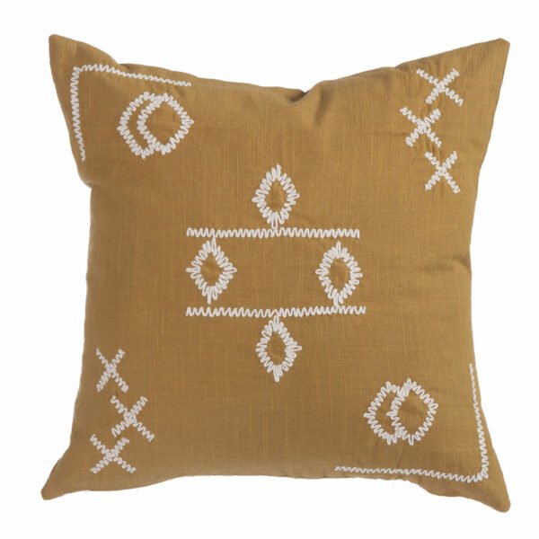 Μαξιλάρι Διακοσμητικό 45×45 Nef Nef Laoura Mustard