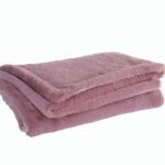 Βρεφική Κουβέρτα Fleece Αγκαλιάς 80×110 Nef Nef Rabbit Fur Hug Rose