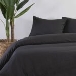 Σεντόνι King Size 270×280 Nef Nef Cotton-Linen Anthracite