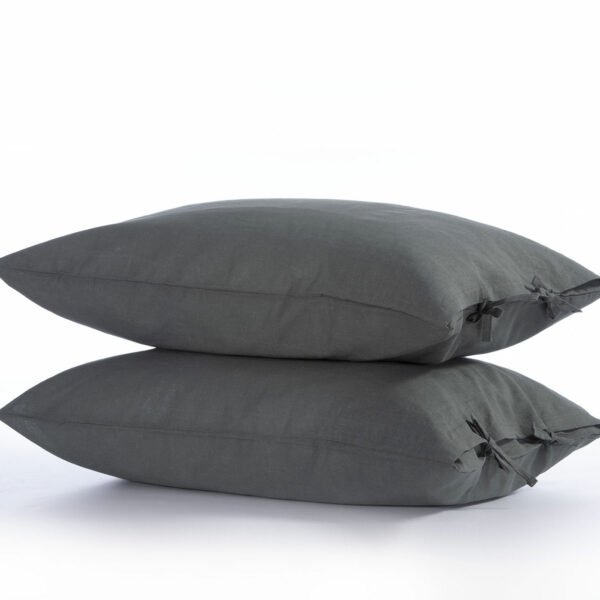 Ζεύγος Μαξιλαροθήκες 52×72 Nef Nef Cotton-Linen Green