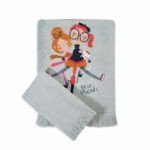 Σετ Πετσέτες 2 Τεμαχίων Nef Nef Girl Friends Aqua