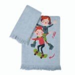 Σετ Πετσέτες 2 Τεμαχίων Nef Nef City Scaters L.Blue