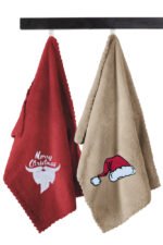 Σετ Χριστουγεννιάτικες Πετσέτες 2 Τεμαχίων 35×50 Guy Laroche Set 1
