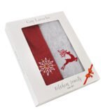 Σετ Χριστουγεννιάτικες Πετσέτες 2 Τεμαχίων 35×50 Guy Laroche Set 3 - Image 4