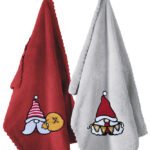 Σετ Χριστουγεννιάτικες Πετσέτες 2 Τεμαχίων 35×50 Guy Laroche Set 4