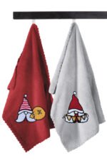 Σετ Χριστουγεννιάτικες Πετσέτες 2 Τεμαχίων 35×50 Guy Laroche Set 4
