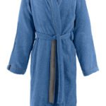 Μπουρνούζι Μακρύ Με Κουκούλα Guy Laroche Casual Blue