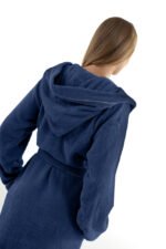 Μπουρνούζι Μακρύ Με Κουκούλα Guy Laroche Casual Marine - Image 3