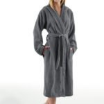 Μπουρνούζι Μακρύ Με Κουκούλα Guy Laroche Casual Titanium