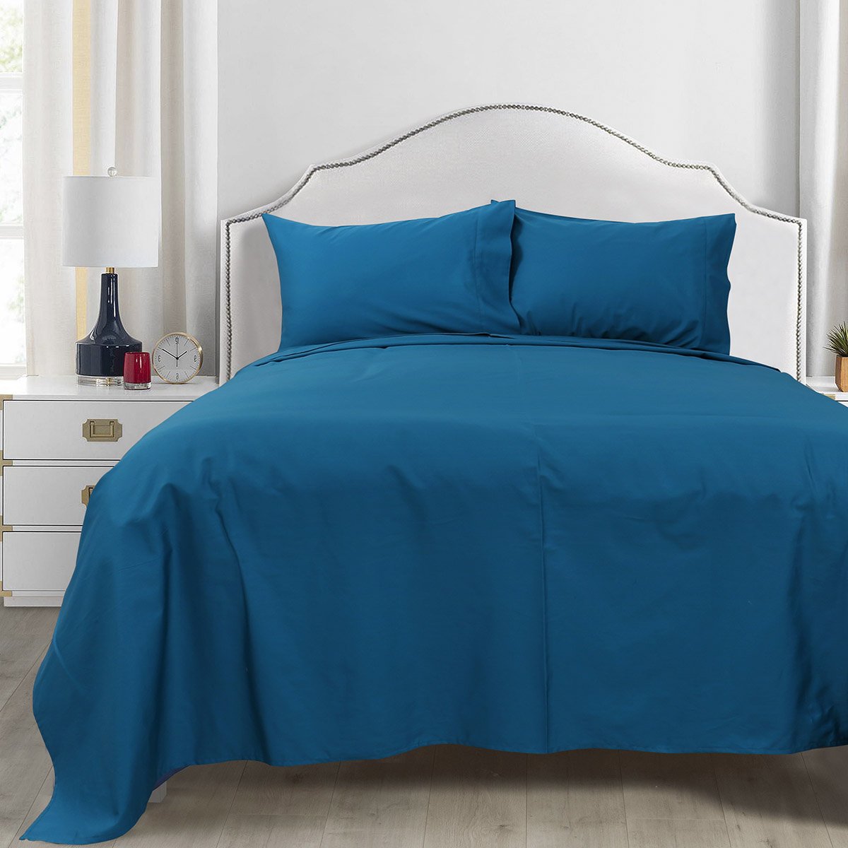 12000-petrol Σετ σεντόνια King Size με λάστιχο 4 Seasons Art 12000 260x270 Πετρόλ Beauty Home - Image 1