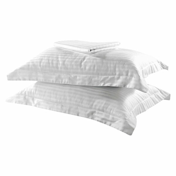 Σετ σεντόνια μονά Dobby Cotton Rich Blend Art 1381  170x240  Λευκό   Beauty Home