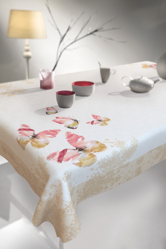 1719030122021 Αλέκιαστο Τραπεζομάντηλο 145×220 Saint Clair 1039 Natural - Image 1