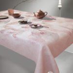 Αλέκιαστο Τραπεζομάντηλο 145×180 Saint Clair 1035 Old Pink