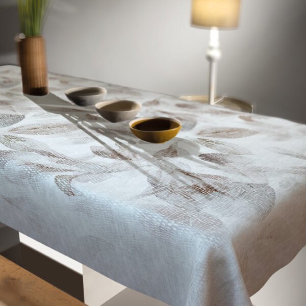 Αλέκιαστο Τραπεζομάντηλο 145×145 Saint Clair 1035 Stone