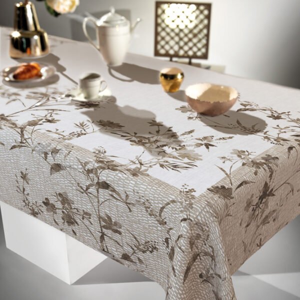 Αλέκιαστο Τραπεζομάντηλο 145×145 Saint Clair 1036 Natural