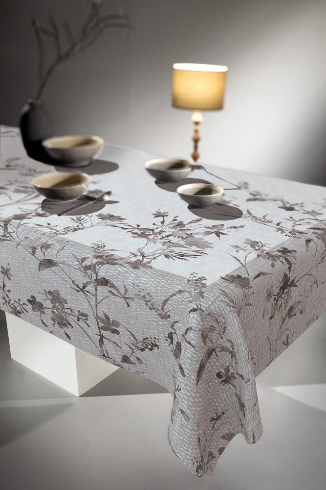 1719030122037 Αλέκιαστο Τραπεζομάντηλο 145×145 Saint Clair 1036 Stone - Image 1