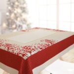 Χριστουγγενιάτικο Τραπεζομάντηλο 145×145 Saint Clair 2046