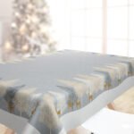 Χριστουγγενιάτικο Τραπεζομάντηλο 145×180 Saint Clair 2043 Natural