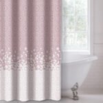 Κουρτίνα Μπάνιου 180×200 Αδιάβροχη Saint Clair Abstract Des 117 Pudra