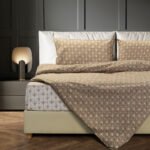 Σετ σεντόνια υπέρδιπλα Imani Art 1969 240x260 Μπεζ   Beauty Home