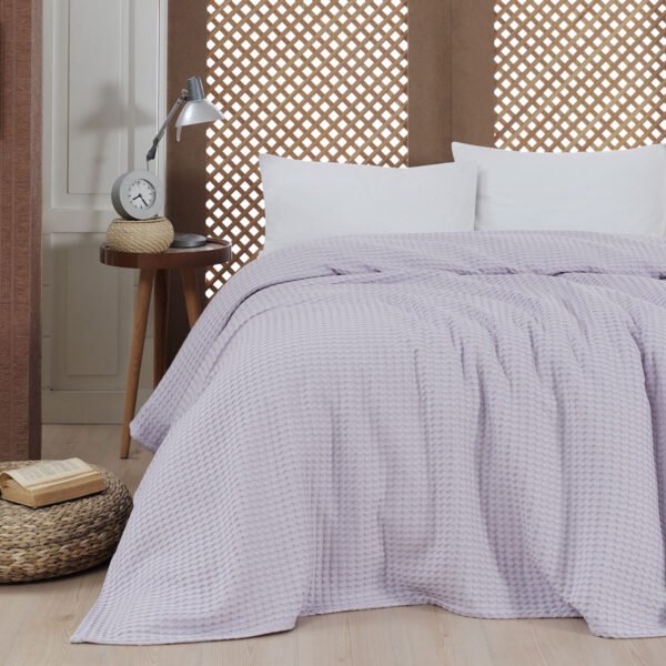 Πικέ μονή waffle Art 1990 Lilac  170x240 Λιλά   Beauty Home