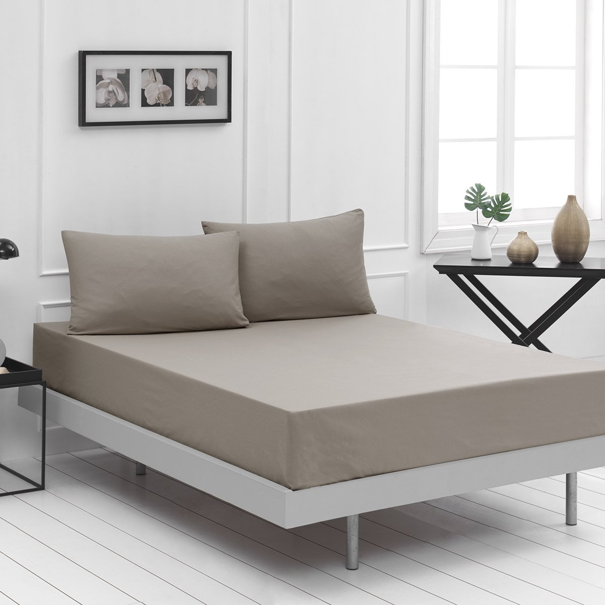 1999_beige Σεντόνι μονό μονόχρωμο Art 1999 170x260 Μπεζ Beauty Home - Image 1