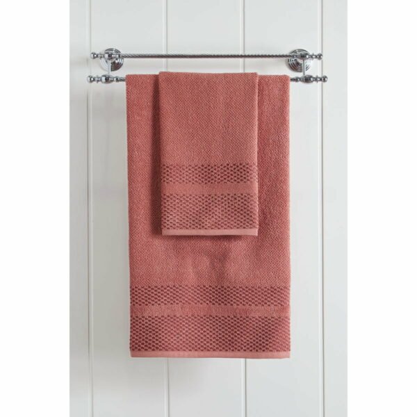 Πετσέτα προσώπου Art 3228  50x90  Κόκκινο   Beauty Home
