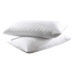 Ζεύγος καπιτονέ προστατευτικές μαξιλαροθήκες Λευκό Beauty Home Beauty Home
