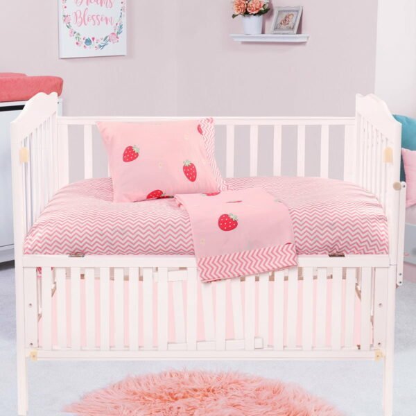 Σετ σεντόνια βρεφικά Art 5180  120x160 Ροζ   Beauty Home