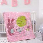 Κουβέρτα βρεφική Art 5256 110x140 Ροζ   Beauty Home